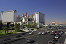 Looking across from the MGM Grand to Excalibur. This is the junction b...