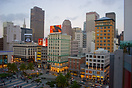 Cityscape over Union Square in downtown San Francisco