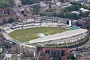 Aerial view of the 'Kennington Oval' cricket ground home of Surrey Cou...