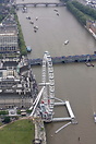 The British Airways London Eye, also known as the Millennium Wheel it ...