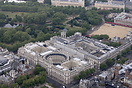 Aerial picture showing the United Kingdom Government offices. From top...