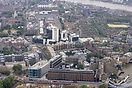 Aerial picture of St Katharine Docks Marina, Wapping, London