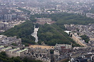 Aerial picture looking directly down Downing Street & The Mall tow...