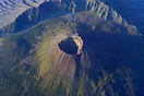 Aerial view of the Mount Vesuvius volcano