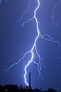 Lightning strikes in Munich