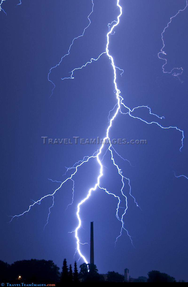 Lightning strikes