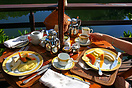 Continental breakfast served at the Constance Le Prince Maurice Hotel
