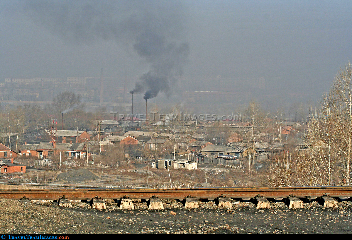 Coal smoke pollution