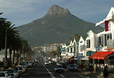 The outcrop known as the Lion' Head seen from the promenade, Victoria ...