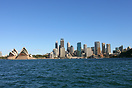 View of the Sydney Harbour and city skyline
