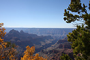 A view of the North Rim of the Grand Canyon in Northern Arizona