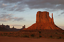Monument Valley as the sun sets