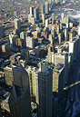 Skyscrapers dominate the Chicago skyline