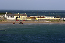 The little fishing village of Loughshinny by the Irish Sea