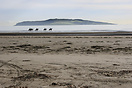 Lambay Island from the beach at Rush. Many artifacts were found on Lam...