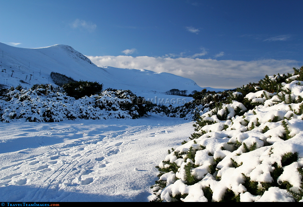 Pentland Hills in Winter