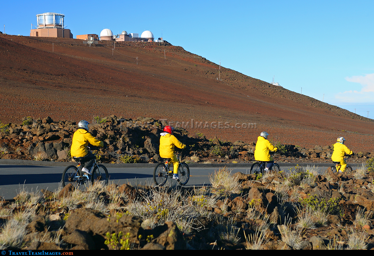 Cycling Haleakala