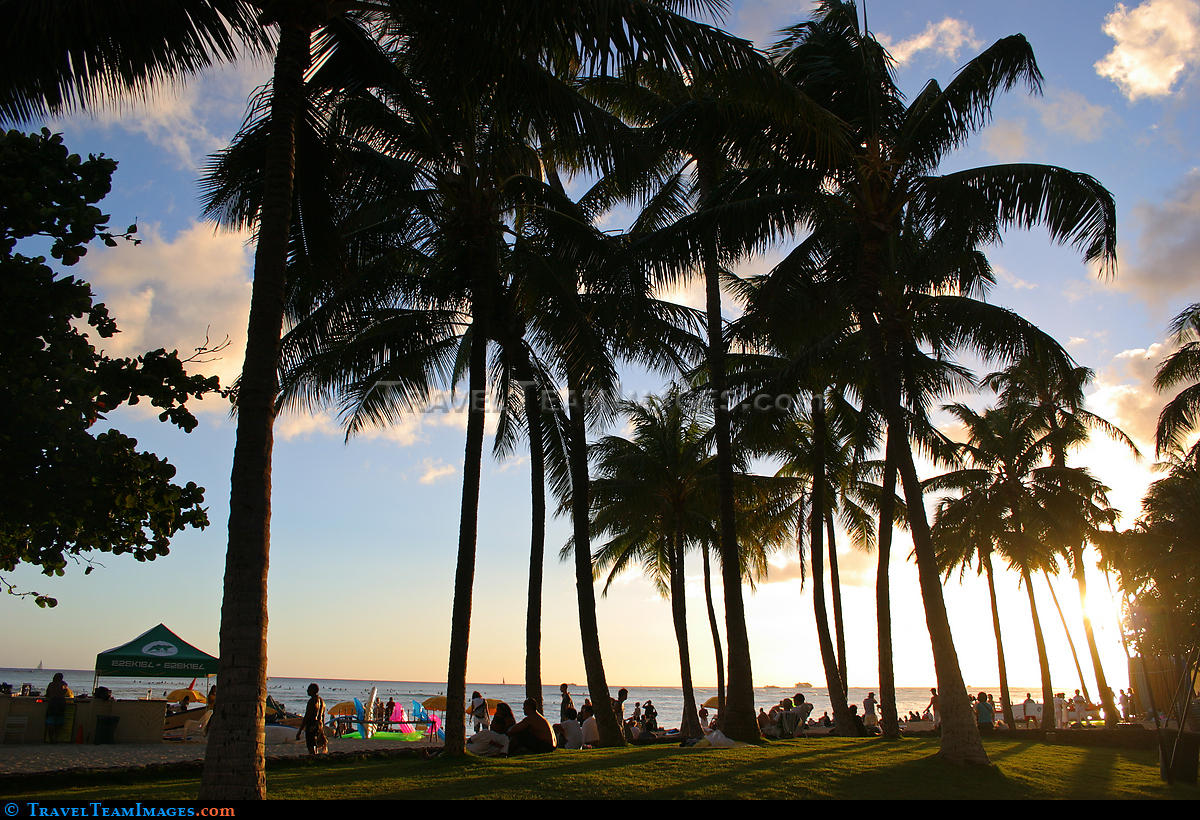 Sunset on Waikiki