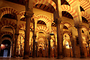 Interior of The Mezquita, Cordoba. Originally begun as a Christian Vis...