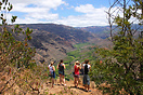 Tourists visiting the largest canyon in the Pacific