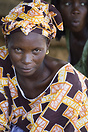 Woman in a village near lompoul
