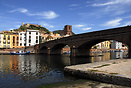 The Ponte Vecchio crossing the Timo River in Bosa