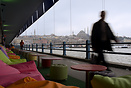 The Galata bridge over the Golden Horn in Istanbul