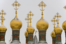 Cupola's on the roof of the Upper Saviour's Cathedral, part of the Ter...