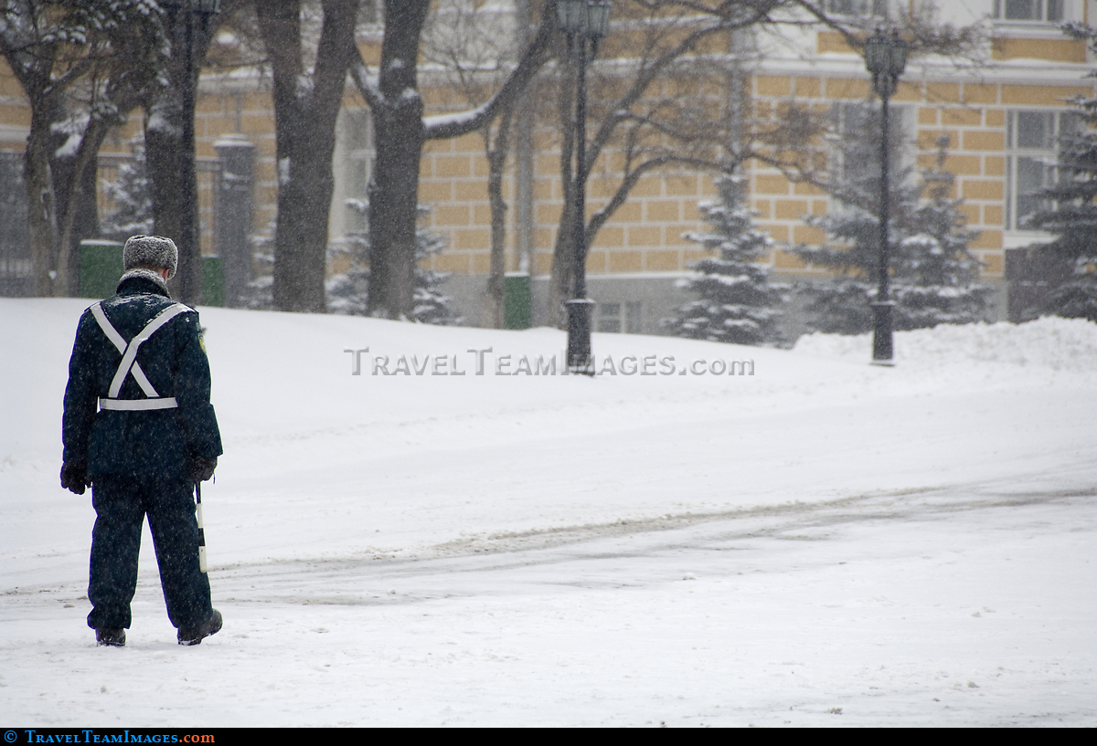 Kremlin Guard on Patrol