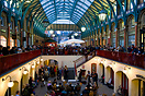 The interior of Covent Garden Market with some musicians entertaining ...