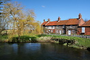 The tranquil River Burn flows through Burnham Overy Staithe on it's wa...