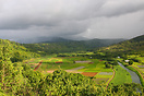 The Hanalai river meanders through the Hanalei Valley - home to where ...
