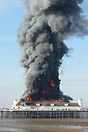 The fire which broke out on Weston-Super-Mare's Grand Pier on the morn...