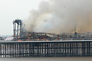 The fire which broke out on Weston-Super-Mare's Grand Pier on the morn...