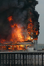 The fire which broke out on Weston-Super-Mare's Grand Pier on the morn...
