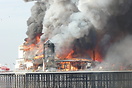 The fire which broke out on Weston-Super-Mare's Grand Pier on the morn...