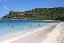 One of the popular beaches on St Barhs