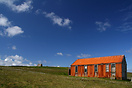 A typical scene to be found in Shetland.  A derelict rusting building,...