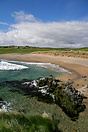 The clear water and clean sands at Norwick on the island of Unst, Shet...