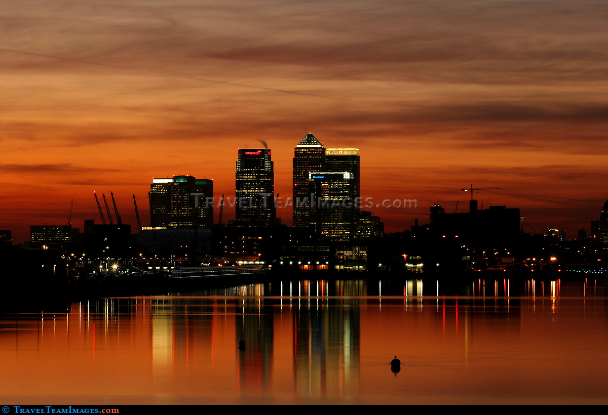 Canary Wharf Sunset