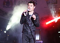 X Factor 2007 winner Leon Jackson at Leeds Festival to a crowd of 40,0...