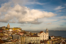 Lisbon and the Church of San Miguel from the viewpoint of St. Lucia in...