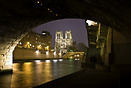 Notre-Dame from below Petit Pont