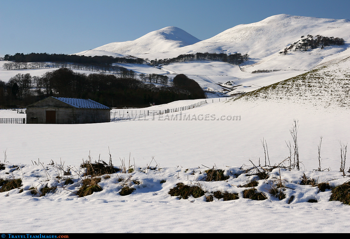 Pentland Hills in Snow