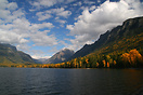Lake McDonald, set at the Western entrance to Glacier National Park