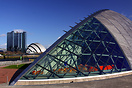 Glasgow Science Centre, part of Glasgow's regenerated dockland area.