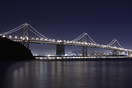 Bay Bridge connecting the cities of San Francisco and Oakland.