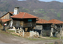 Tradional Turkish houses and food stores, Yuvacik, Turkey