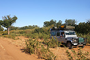 The long sandy stretch of road between Savute and the Chobe River in C...