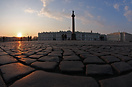 Looking across St. Petersburg's Palace Square to the Winter Palace (Th...